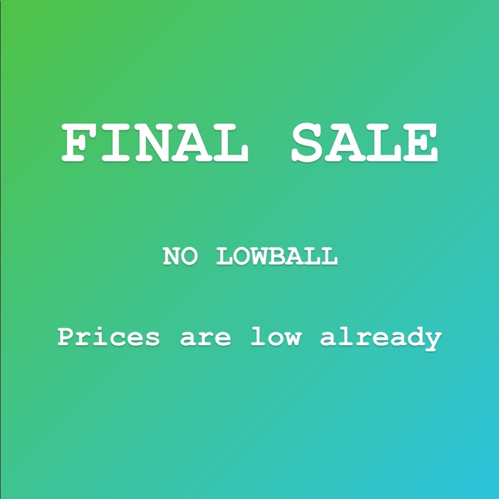 Final Sale.